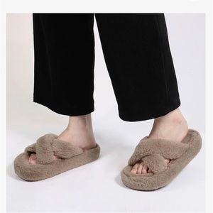 Fuzzy slippers